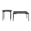 Corliving Versatile 2-piece Coffee Table Set In Black