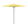 Corliving Wind Resistant Patio Umbrella In Yellow