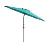 Corliving Wind Resistant Tilting Patio Umbrella In Blue