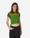 Cormio Lace-trimmed Cropped T-shirt In Green