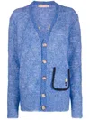 Cormio Renato Intarsia Wool-blend Cardigan