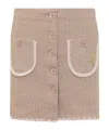 Cormio Knit Skirt In Brown