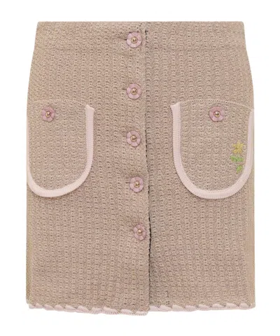 CORMIO CORMIO CHIARA BUTTONED MINI SKIRT