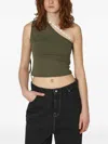 Cormio Erika One Shoulder Top In Green