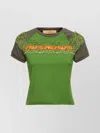 Cormio Lace-trimmed Cropped T-shirt
