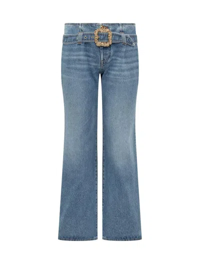 Cormio Jeans With Belt In Blue