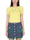 Cormio Ribbed Crew-neck Sweater With Lurex Embroideries