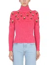 Cormio Turtleneck Sweater In Pink