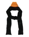 Cormio Man Hat Orange Size Onesize Wool, Viscose, Polyamide, Metallic Fiber, Elastane