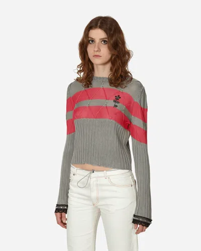 Cormio Olaf Sweater Silver / Pink In Grey