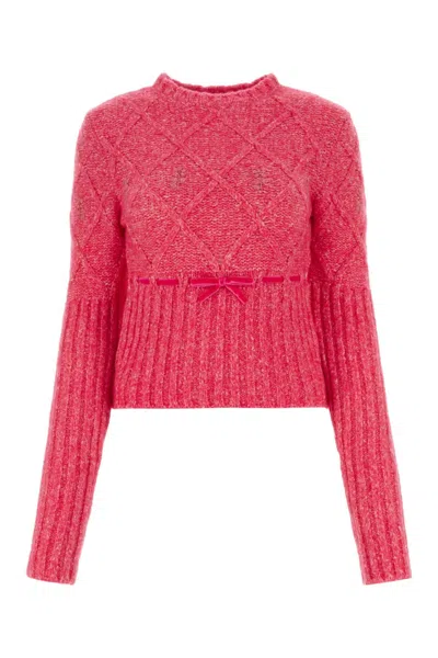 CORMIO PINK WOOL BLEND SWEATER