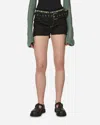 Cormio Robin Fitted Denim Shorts In Black