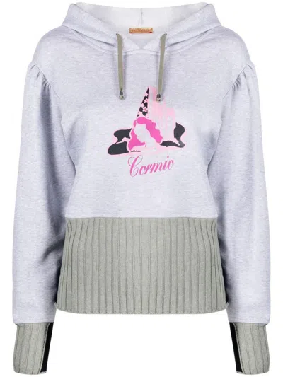 Cormio Silk-screen Printed Hoodie Clothing