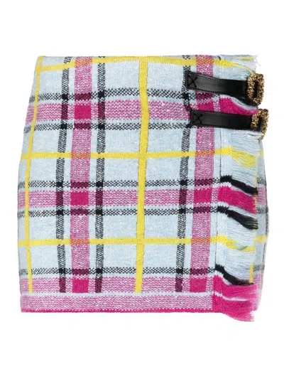 Cormio Tracy Mini Skirt In Azzurro