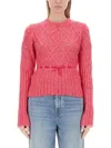 Cormio Oma 5 Embroidered Wool Blend Sweater