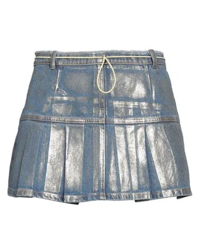 Cormio Woman Denim Skirt Blue Size 6 Cotton