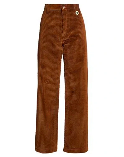 Cormio Woman Pants Brown Size M Cotton