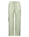 Cormio Woman Pants Sage Green Size 6 Viscose In Sage Green