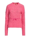 Cormio Oma 5 Embroidered Wool Blend Sweater In Pink