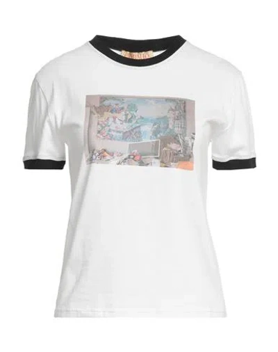 Cormio Woman T-shirt White Size 14 Cotton
