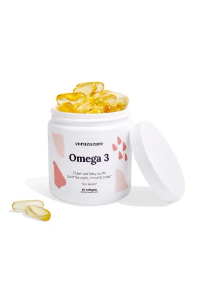 Cornea Care Triple Strength Omega 3 Softgels For Eye In White