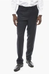 Corneliani Cc Collection Fil A Fil Wool Pants With Belt Loops