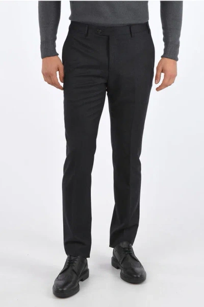 Corneliani 17,75 Microns Virgin Wool Academy Pants In Gray