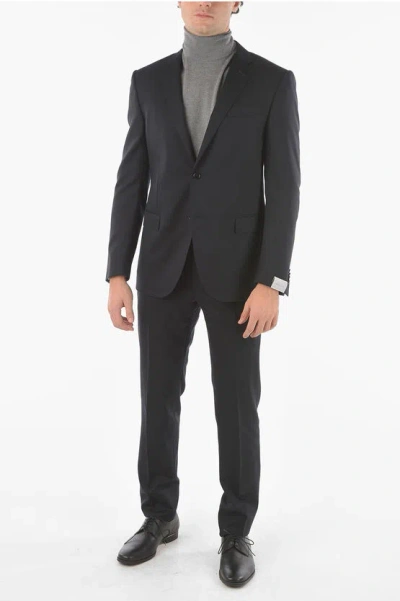 Corneliani 2 Button Academy Flap Pocket Suit