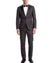 Corneliani 2pc Wool & Silk-blend Suit In Black