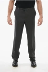 Corneliani Linen Blend Unlined Pants With Belt Loops
