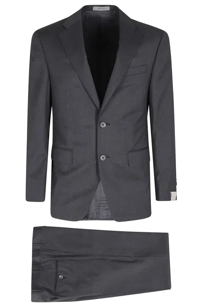 Corneliani Abito Lana Twill 130`s In Gray