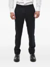 Corneliani Academy Belt-loop Trousers In Black