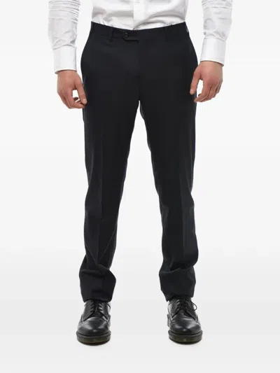 Corneliani Academy Belt-loop Trousers In Black