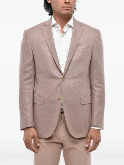 Corneliani Academy Flap-pockets Blazer In Animal Print