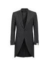 Corneliani Academy Peak-lapel Blazer In Gray