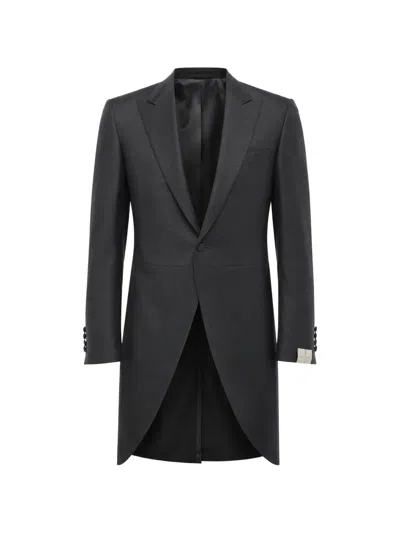 Corneliani Academy Peak-lapel Blazer In Gray