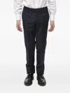 Corneliani Academy Wool Trousers In Black