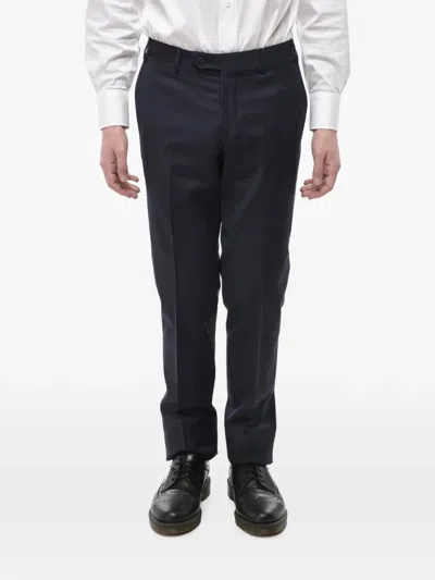 Corneliani Academy Wool Trousers In Black