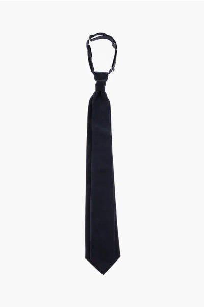 Corneliani Adjustable Collar Silk Ascot Tie