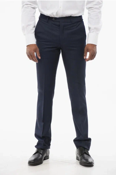 Corneliani Balanced Stripe Leader Virgin Wool Pants