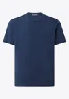 Corneliani Basic Crewneck T-shirt In Blue