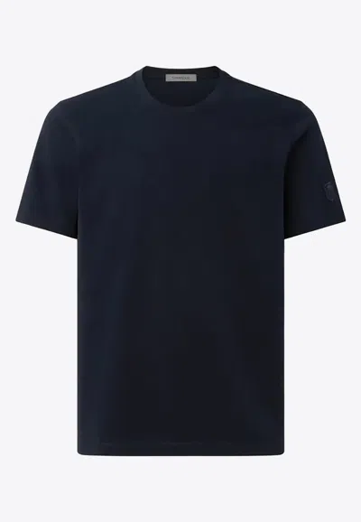 Corneliani Basic Crewneck T-shirt In Blue