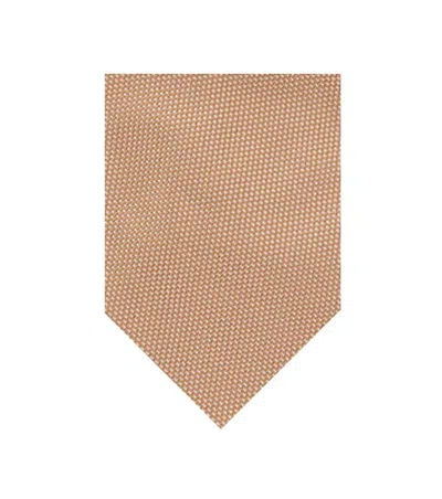 Corneliani Beige Ascot Tie In Multi