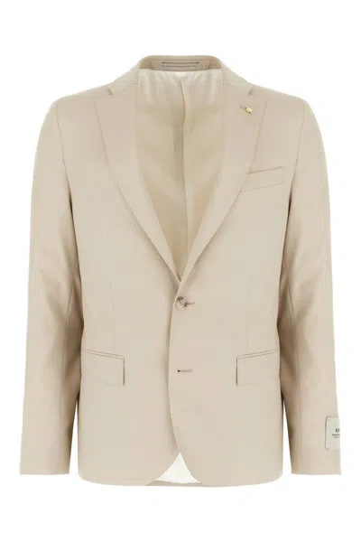Corneliani Beige Dress In Sand