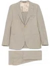 Corneliani Beige Suit Single-breasted In Brown