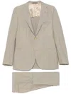 Corneliani Beige Suit Single-breasted In Grey