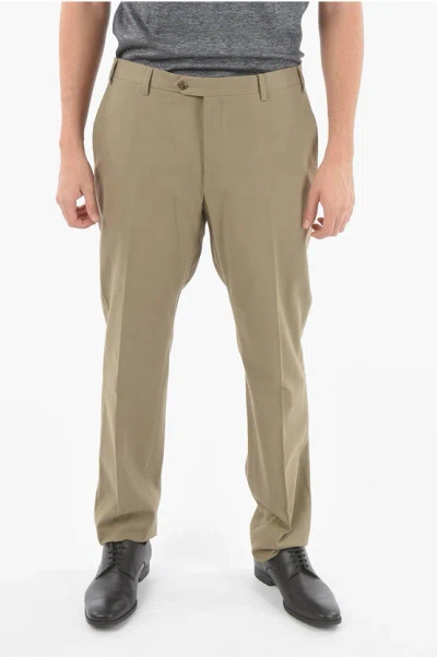 Corneliani Belt Loops Solid Color Leader Pants Grösse 58