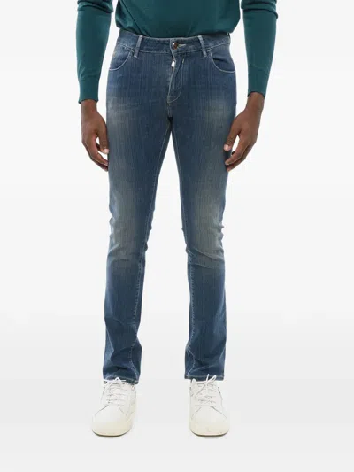 Corneliani Belt-loops Jeans In Blue