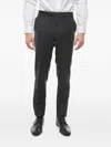 Corneliani Belt-loops Trousers In 그레이