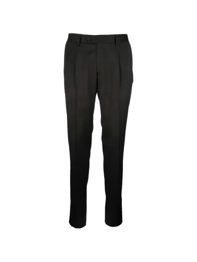 Corneliani Belt-loops Trousers In Gray